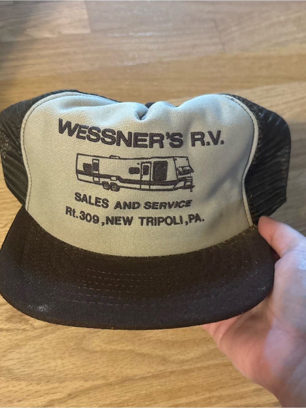 Vintage Wessner’s RV Mesh Back SnapBack Trucker Hat New Tripoli Hat